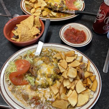Prescilliano's Cafe - Mexican Steak with green chili sauce - Tex-Mex Near Me - Cuba, New Mexico Prescilliano's Cafe - Mexican Steak with green chili sauce - Tex-Mex Near Me - Cuba, New Mexico
