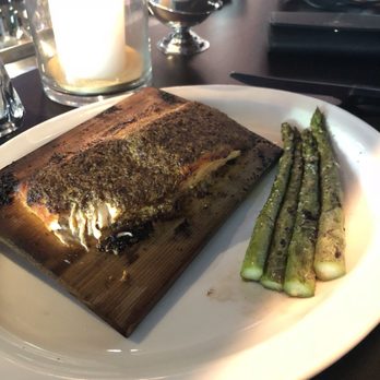 131 MAIN Restaurant - Plank salmon with mustard rub - New American Near Me - Charlotte, North Carolina 131 MAIN Restaurant - Plank salmon with mustard rub - New American Near Me - Charlotte, North Carolina