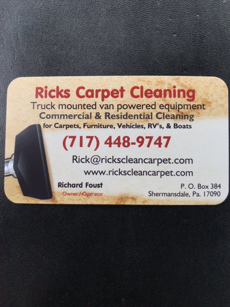RICKS CARPET CLEANING Updated September 2024 Shermansdale