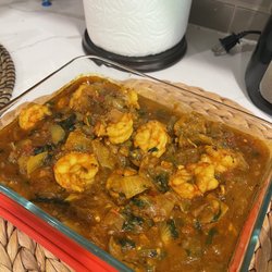 Shrimp masala curry