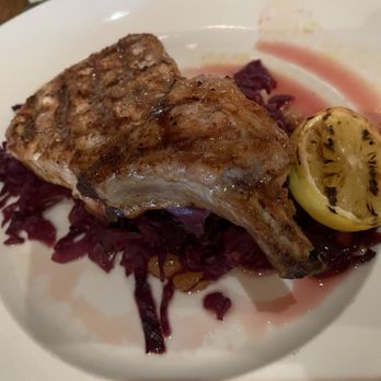 Seasons 52 - Wood-Grilled Dry-Rubbed Pork Chop - New American Near Me - Sacramento, California Seasons 52 - Wood-Grilled Dry-Rubbed Pork Chop - New American Near Me - Sacramento, California