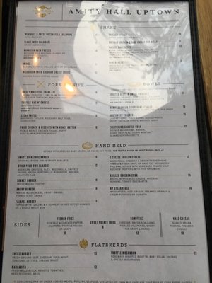 Menu photo 3 Amity Hall Uptown New York, NY