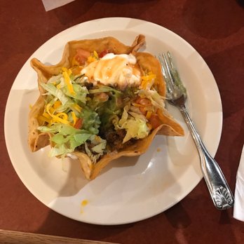 Don Chuy Mexican Restaurant - Tiny taco salad for 10.99. And the guacamole is nasty. - Mexican Near Me - Bonney Lake, Washington