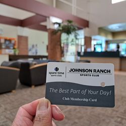 Johnson Ranch Sports Club - Johnson Ranch Sports Club South main lobby. My brand new membership card!