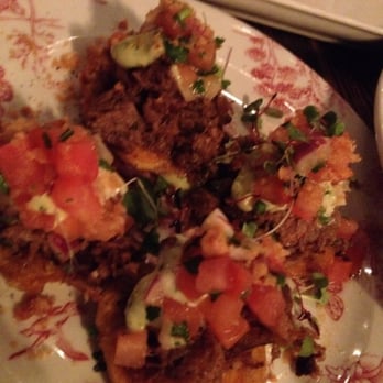 FINKA Table & Tap - My favorite dish! Vaca frita tostones - Asian Fusion Near Me - Miami, Florida
