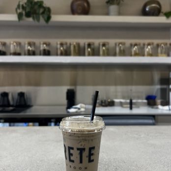 Crete Tea Room - Iced Hojicha with oat milk and agave - Tea Rooms Near Me - Phoenix, Arizona Crete Tea Room - Iced Hojicha with oat milk and agave - Tea Rooms Near Me - Phoenix, Arizona