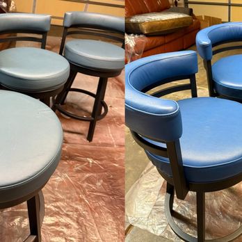 Revive & Thrive Leather - Upholstery bar stools with the leather - Furniture Repair Near Me - Charlotte, North Carolina Revive & Thrive Leather - Upholstery bar stools with the leather - Furniture Repair Near Me - Charlotte, North Carolina