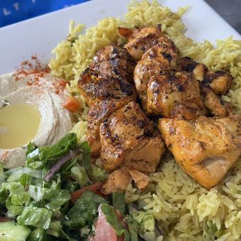Hummus Express - Chicken Kabob Breast Plate is so delicious! - Falafel Near Me - Bakersfield, California Hummus Express - Chicken Kabob Breast Plate is so delicious! - Falafel Near Me - Bakersfield, California