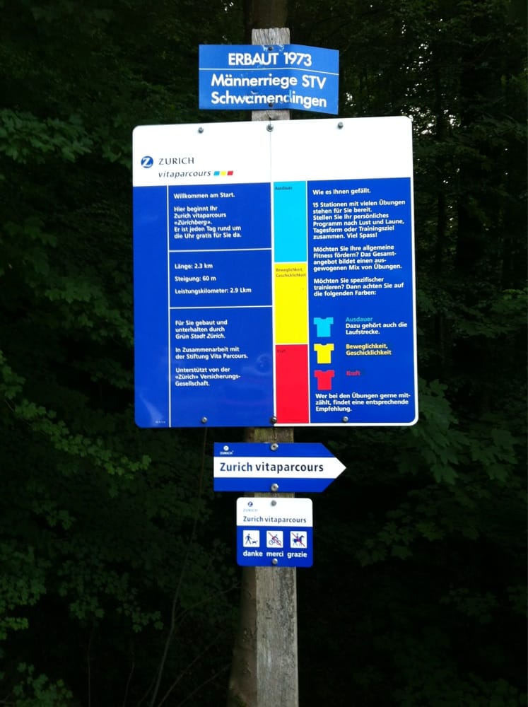 Vitaparcours Zürich Schwamedingen