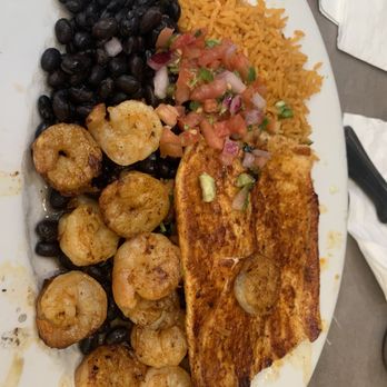 Pepe's Mexican Restaurant - Cazuelon Extra (no steak) "Chicken & shrimp, rice & black beans - Mexican Near Me - Richmond, Virginia Pepe's Mexican Restaurant - Cazuelon Extra (no steak) "Chicken & shrimp, rice & black beans - Mexican Near Me - Richmond, Virginia