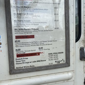 Del-icious Burgers - Menu Jan 2023 - Food Trucks Near Me - Mililani, Hawaii Del-icious Burgers - Menu Jan 2023 - Food Trucks Near Me - Mililani, Hawaii