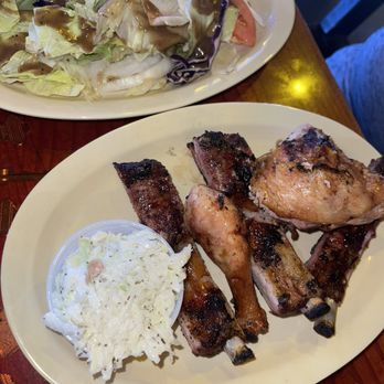 Shorty's BBQ - Chicken and rib combo - Barbeque Near Me - Davie, Florida