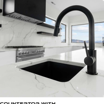 Precision Water Jet - countertop with undermount sink - Countertop Installation Near Me - Wenatchee, Washington