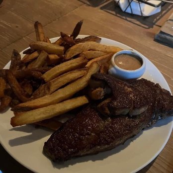 Pascal & Sabine - Steak Frites with foie gras - French Near Me - Asbury Park, New Jersey