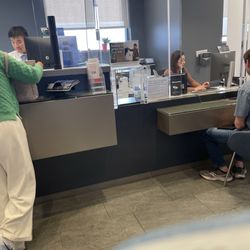 Bank of America Financial Center - Been in line 20 minutes.