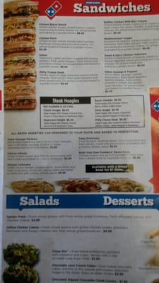 Menu photo 2 Domino's Pizza Greenville, OH Menu photo 2 Domino's Pizza Greenville, OH