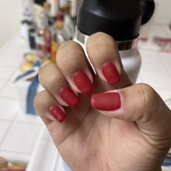 Family Nails - Matte Red by Lannie. - Nail Salons Near Me - Santa Ana, California Family Nails - Matte Red by Lannie. - Nail Salons Near Me - Santa Ana, California