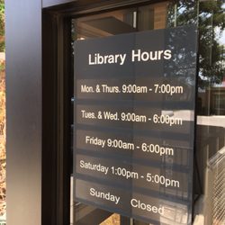 Waxhaw Library - Hours n hours of reading 