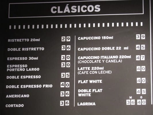 Menu photo 5 Negro Buenos Aires, C