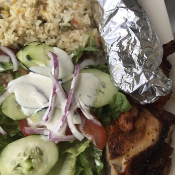 What A Chicken - 2 piece chicken dinner with rice and salad. Delicious and fresh. - Mexican Near Me - Petaluma, California