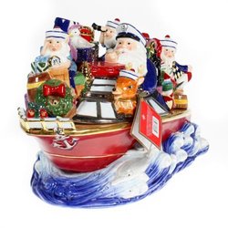 Alans Antiques - Christopher radko home for the holidays nautical cookie jar 2004retire limited trying to sell really need money for bills singlemother