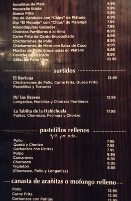 Menu photo 5 La Habichuela Guisa Guaynabo, PR