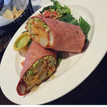 Elvira's Mexican Grill - Grilled shrimp wrap. The green sauce is bomb. - Mexican Near Me - Upland, California