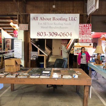 Barnyard Flea Market - All About Roofing display booth - Flea Markets Near Me - Lexington, South Carolina Barnyard Flea Market - All About Roofing display booth - Flea Markets Near Me - Lexington, South Carolina