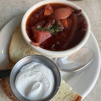 Veselka - Ukrainian Borscht - Pint- - Ukrainian Near Me - New York, New York Veselka - Ukrainian Borscht - Pint- - Ukrainian Near Me - New York, New York