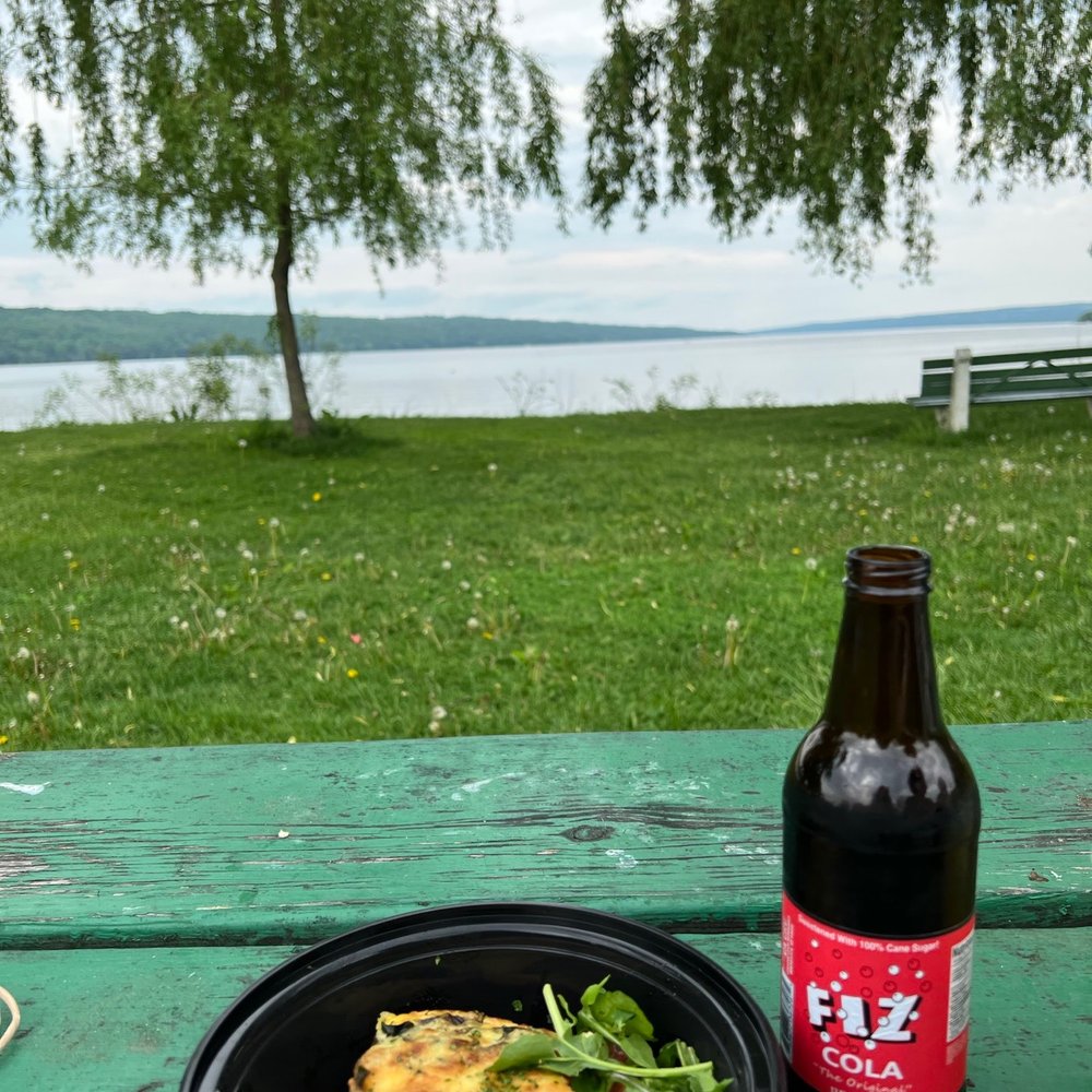 Moosewood Restaurant - Red pepper frittata and fiz cola. Delicious!!! - New American Near Me - Ithaca, New York Moosewood Restaurant - Red pepper frittata and fiz cola. Delicious!!! - New American Near Me - Ithaca, New York