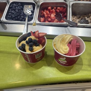 Menchie's Frozen Yogurt - My two cups. - Ice Cream & Frozen Yogurt Near Me - Houston, Texas