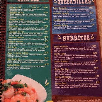 Sante Fe Grill - New updated menu - Mexican Near Me - Suffolk, Virginia