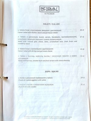 Menu photo 5 InFormal Kitchen Warsaw, MZ