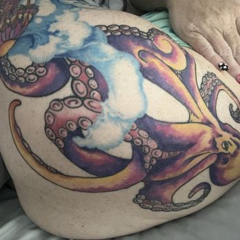Excalibur Tattoo - Top of full thigh/leg/cheek piece - Tattoo Near Me - Augusta, Georgia