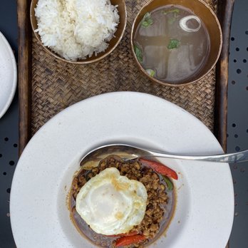 Sun and Moon - Pad Gra Pow - Spicy Basil With chicken - Thai Near Me - San Francisco, California Sun and Moon - Pad Gra Pow - Spicy Basil With chicken - Thai Near Me - San Francisco, California