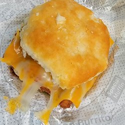 Chick-fil-A - THE CHEESE PULL ON MY CHICKEN BISCUIT...