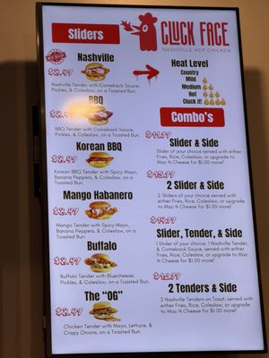 Menu photo 1 Cluck Face Boynton Beach, FL Menu photo 1 Cluck Face Boynton Beach, FL