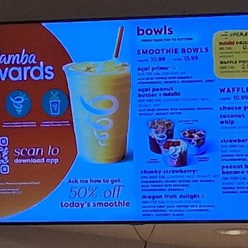 Jamba - Menu 9/26/25 - Juice Bars & Smoothies Near Me - Gurnee, Illinois