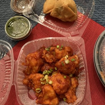 Srinagar Indian Cuisine - Gobi Manchurian and vegetable samosas - Indian Near Me - Narberth, Pennsylvania Srinagar Indian Cuisine - Gobi Manchurian and vegetable samosas - Indian Near Me - Narberth, Pennsylvania