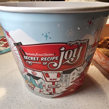 KFC - Cute holiday bucket - Fast Food Near Me - Woburn, Massachusetts KFC - Cute holiday bucket - Fast Food Near Me - Woburn, Massachusetts