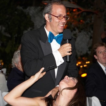 Senor Amor - MCing the toasts at a lovely wedding on the beach in Santa Monica - DJs Near Me Senor Amor - MCing the toasts at a lovely wedding on the beach in Santa Monica - DJs Near Me