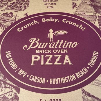 Burattino Brick Oven Pizza - Not crunch - Pizza Near Me - Carson, California Burattino Brick Oven Pizza - Not crunch - Pizza Near Me - Carson, California