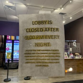 Insomnia Cookies - Lobby sign - Desserts Near Me - Albuquerque, New Mexico