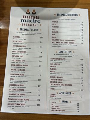 Menu photo 4 Masa Madre Restaurant Fresno, CA Menu photo 4 Masa Madre Restaurant Fresno, CA
