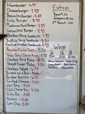 Menu photo 2 Matta's Burger Place Balmorhea, TX