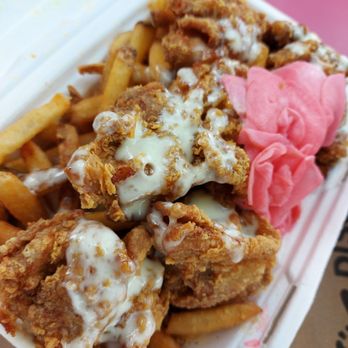 Disco Cheetah - Korean Fried Chicken with Fries with Garlic Mayo (Regular Size - $15) - Korean Near Me - Vancouver, British Columbia
