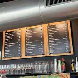 Cafedu - Beverage menu