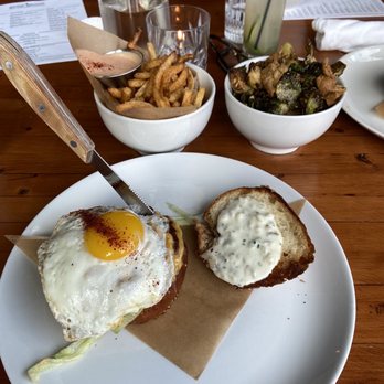 Grey Ghost - Cheeseburger, fries, brussel sprouts - American Near Me - Detroit, Michigan Grey Ghost - Cheeseburger, fries, brussel sprouts - American Near Me - Detroit, Michigan