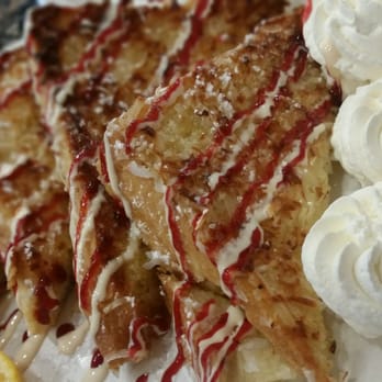 Ball Square Cafe - Coconut macaroon crusted french toast - Breakfast & Brunch Near Me - Somerville, Massachusetts Ball Square Cafe - Coconut macaroon crusted french toast - Breakfast & Brunch Near Me - Somerville, Massachusetts
