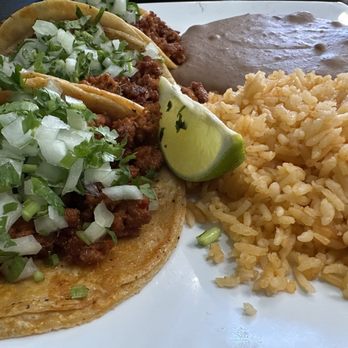 Onions & Cilantro - Three 3 Taco Dinner - Mexican Near Me - Chicago, Illinois